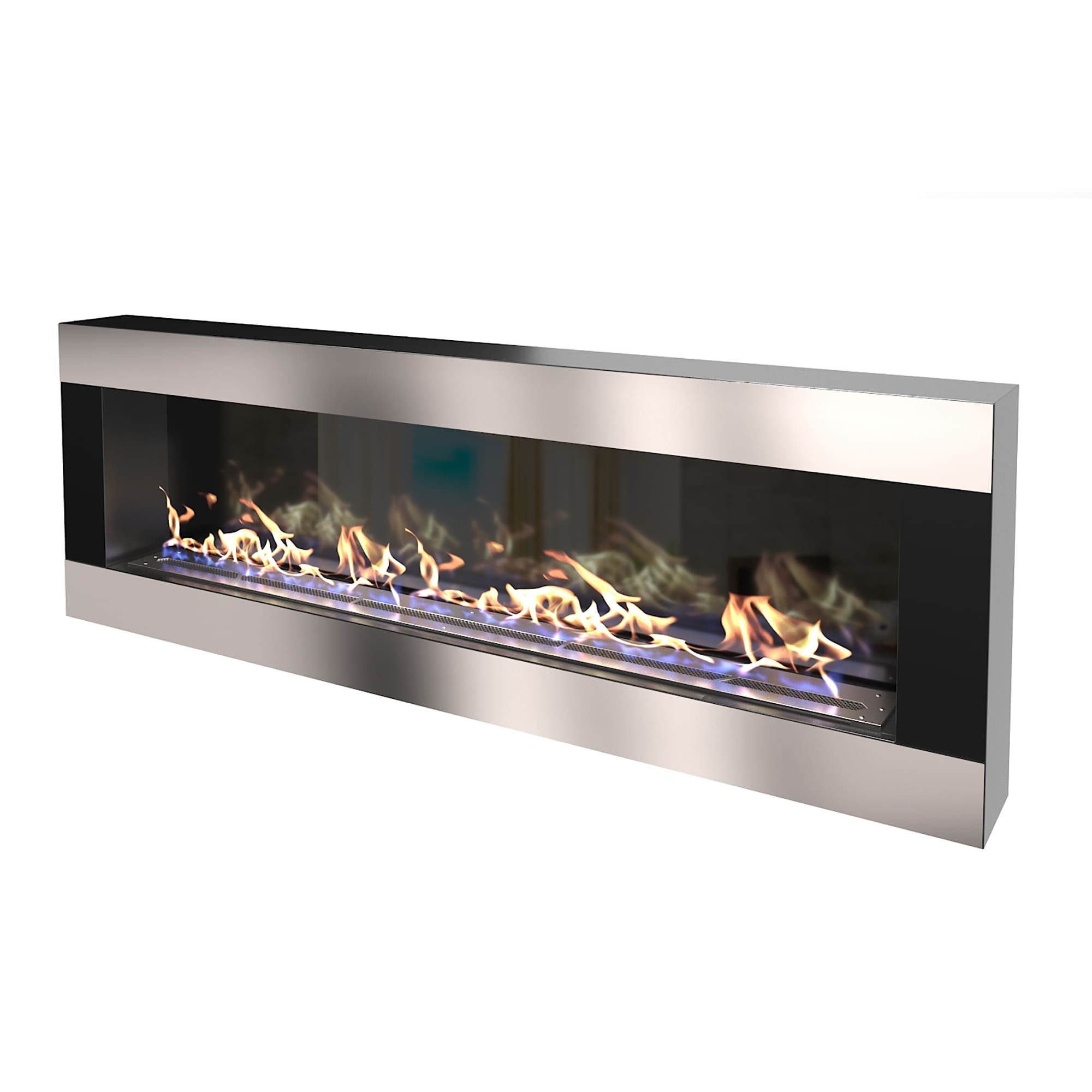 Биокамин "Русский огонь" Модерн 1300N настенный с декоративным стеклом (стемалитом) по цене 48 350 руб.