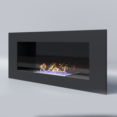 Биокамин "Русский огонь" Лайт 1200V встраиваемый с декоративным стеклом (стемалитом)