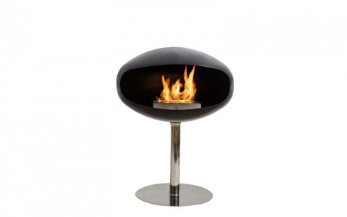 Напольный биокамин Cocoon Terra Pedestal Black Напольный биокамин Cocoon Terra Pedestal Black