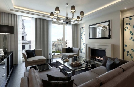 Автоматический биокамин Decoflame Westminster e-Ribbon Fire по цене 668 000 руб.