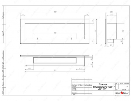 Биокамин SteelHeat ONE-H 1100 стекло Биокамин SteelHeat ONE-H 1100 стекло по цене 45 570 руб.
