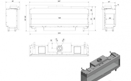 Газовая топка Kratki LEO/L/200/NG (магистральный газ) Газовая топка Kratki LEO/L/200/NG (магистральный газ)