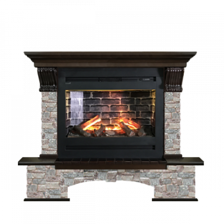 Бостон грот цветной (темный дуб)+Rumba 3D